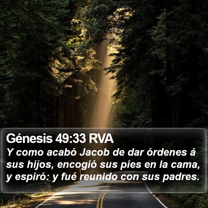 Génesis 49:33 RVA Bible Study