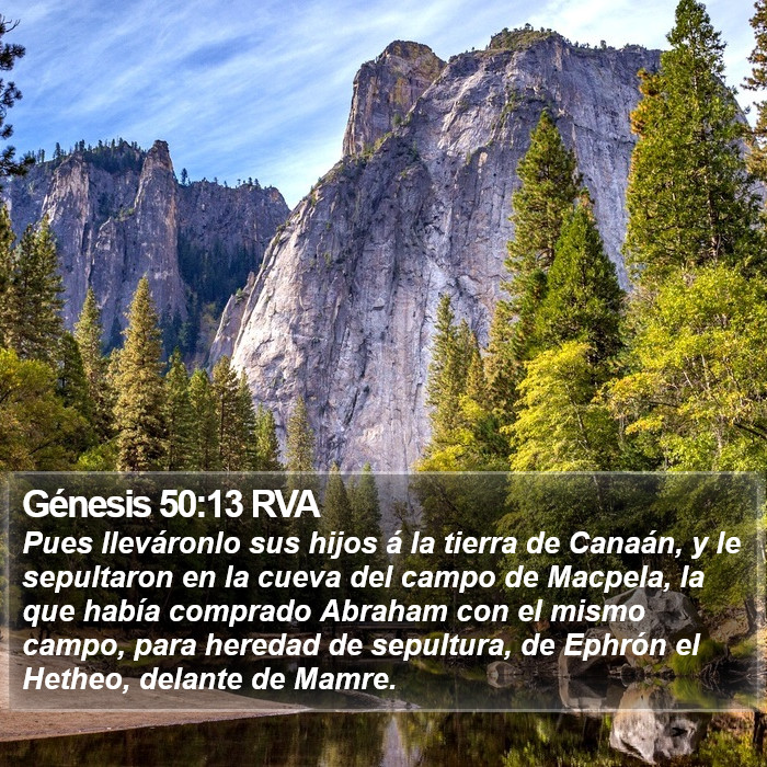 Génesis 50:13 RVA Bible Study