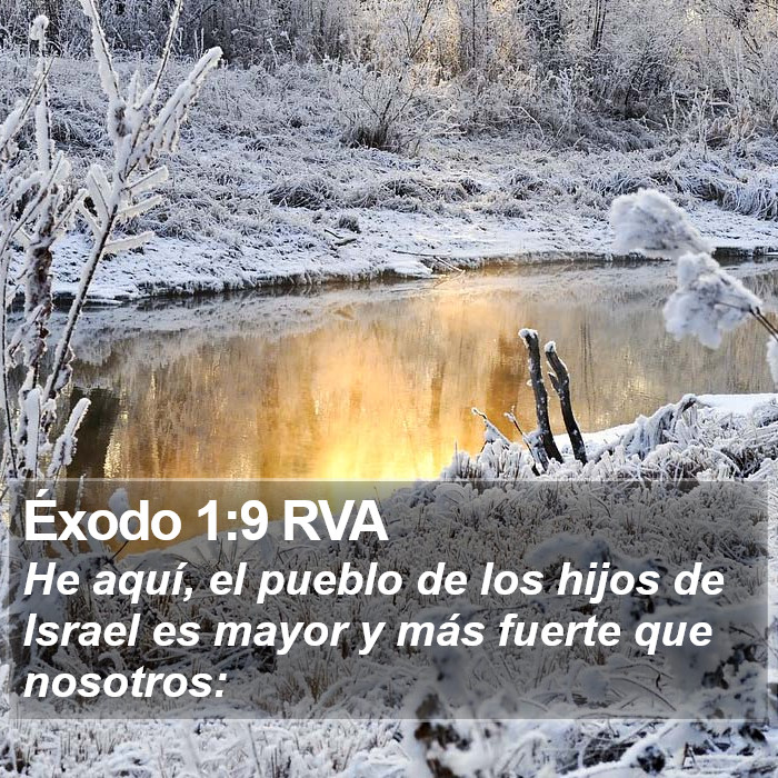 Éxodo 1:9 RVA Bible Study