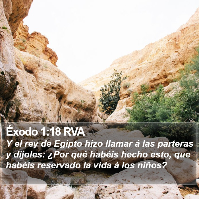 Éxodo 1:18 RVA Bible Study