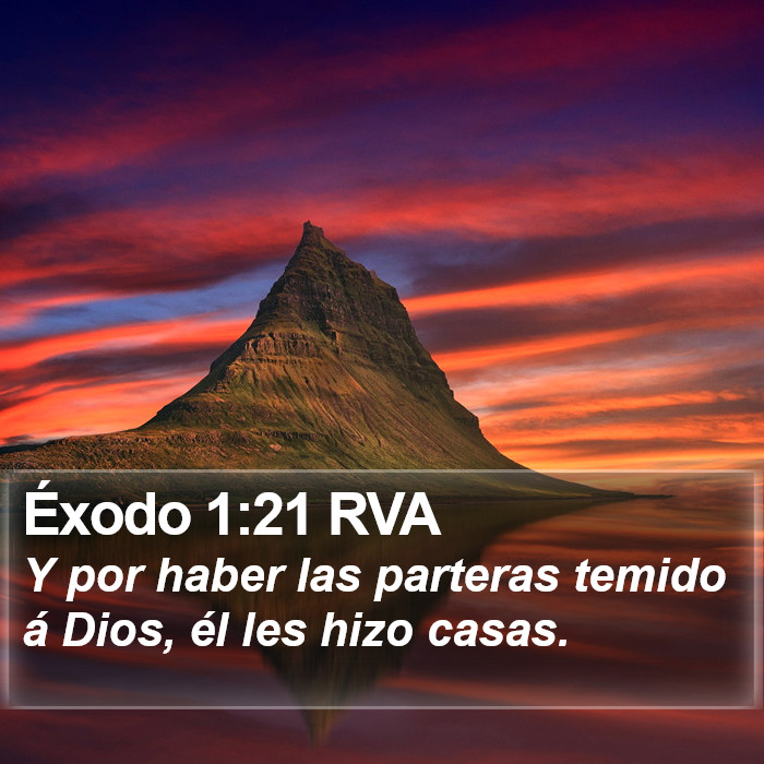 Éxodo 1:21 RVA Bible Study