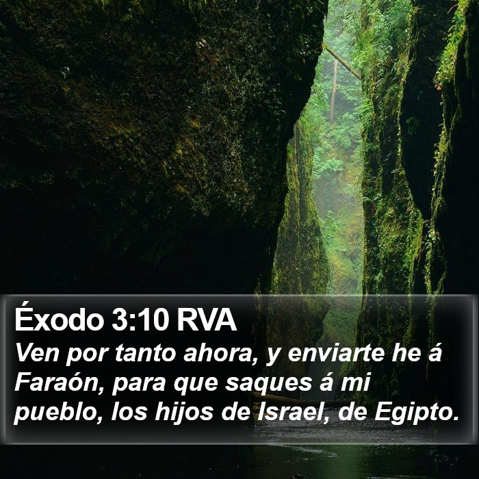 Éxodo 3:10 RVA Bible Study
