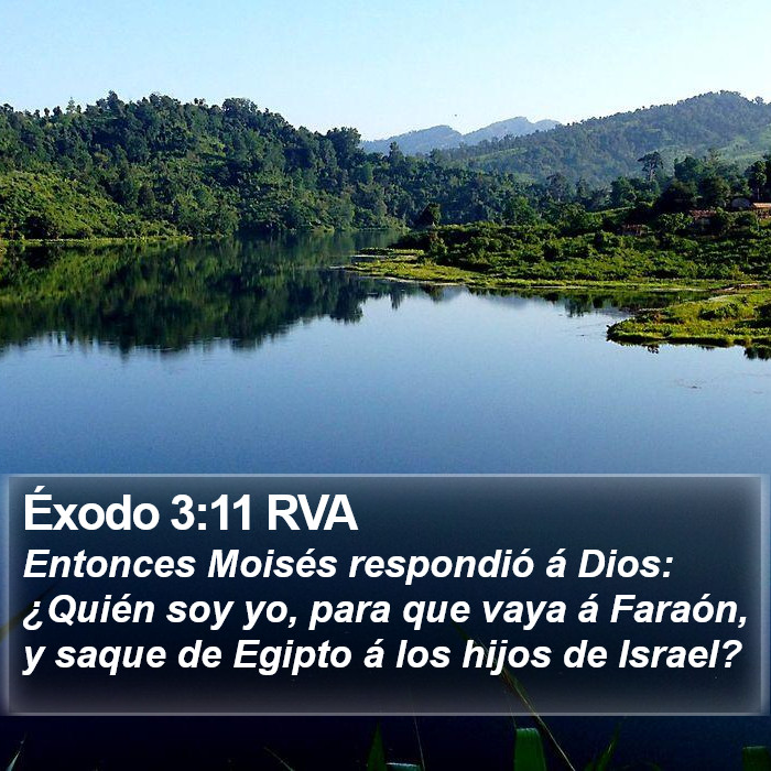 Éxodo 3:11 RVA Bible Study