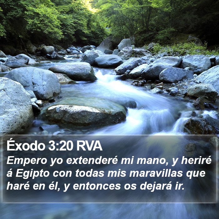 Éxodo 3:20 RVA Bible Study