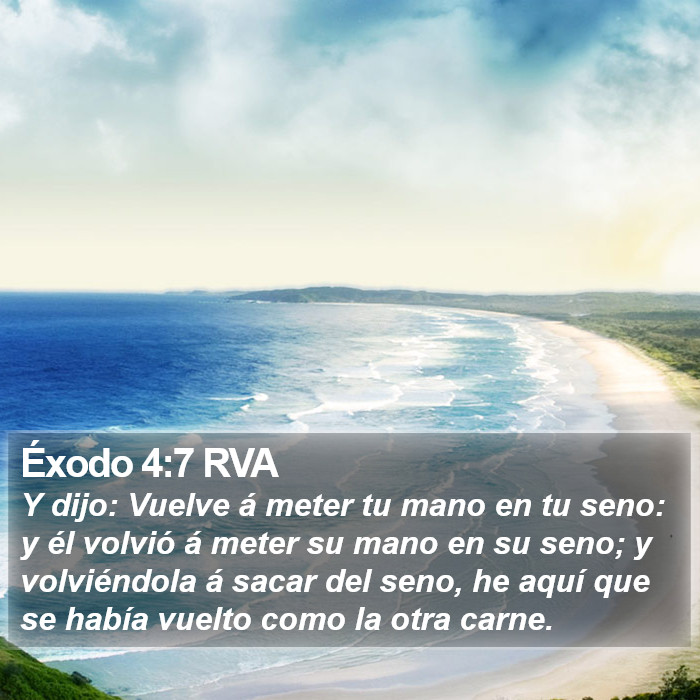 Éxodo 4:7 RVA Bible Study