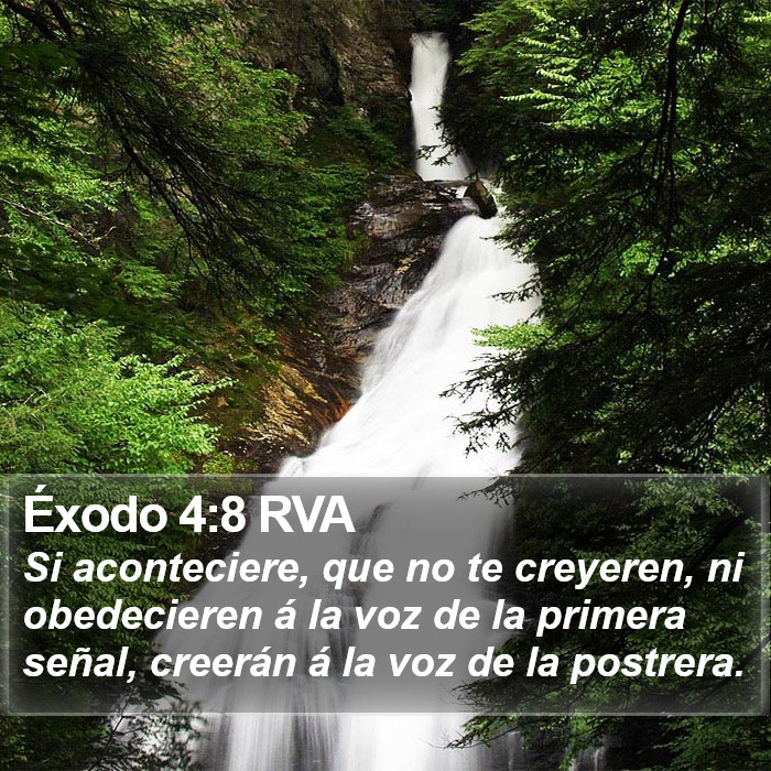 Éxodo 4:8 RVA Bible Study