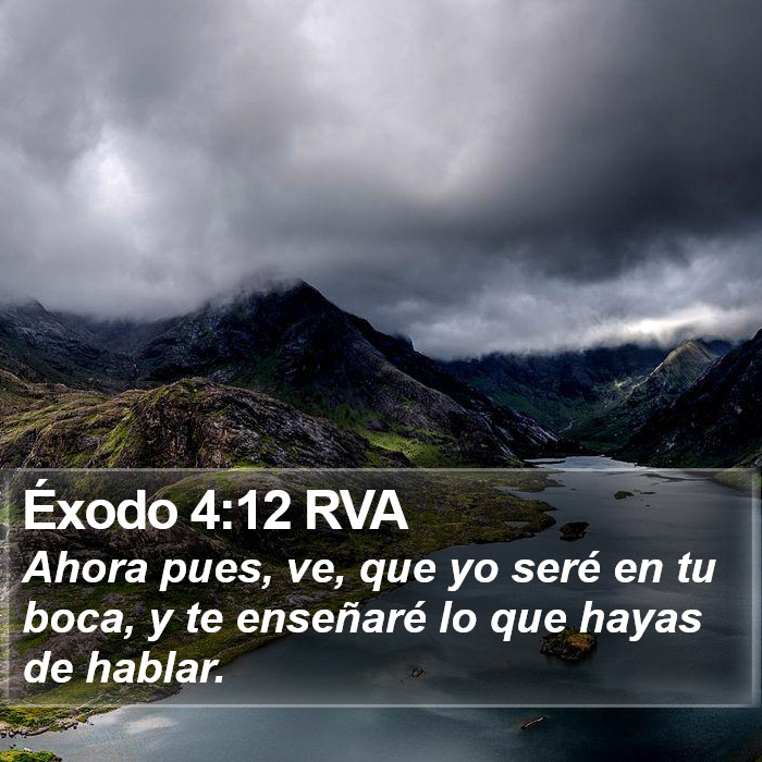 Éxodo 4:12 RVA Bible Study