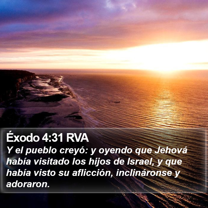 Éxodo 4:31 RVA Bible Study