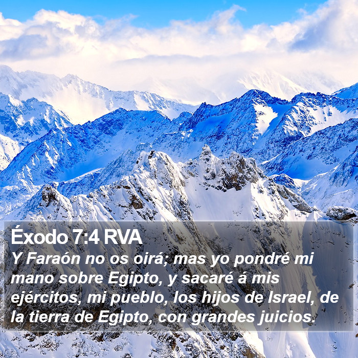 Éxodo 7:4 RVA Bible Study