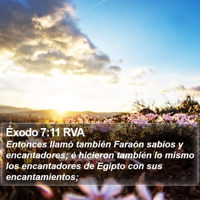 Éxodo 7:11 RVA Bible Study