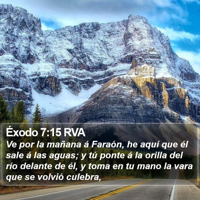 Éxodo 7:15 RVA Bible Study