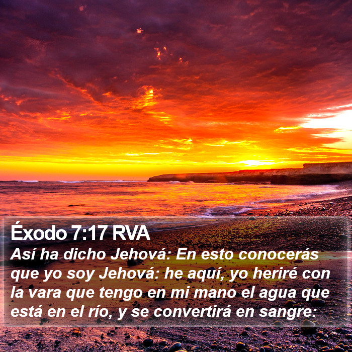 Éxodo 7:17 RVA Bible Study