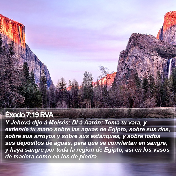 Éxodo 7:19 RVA Bible Study