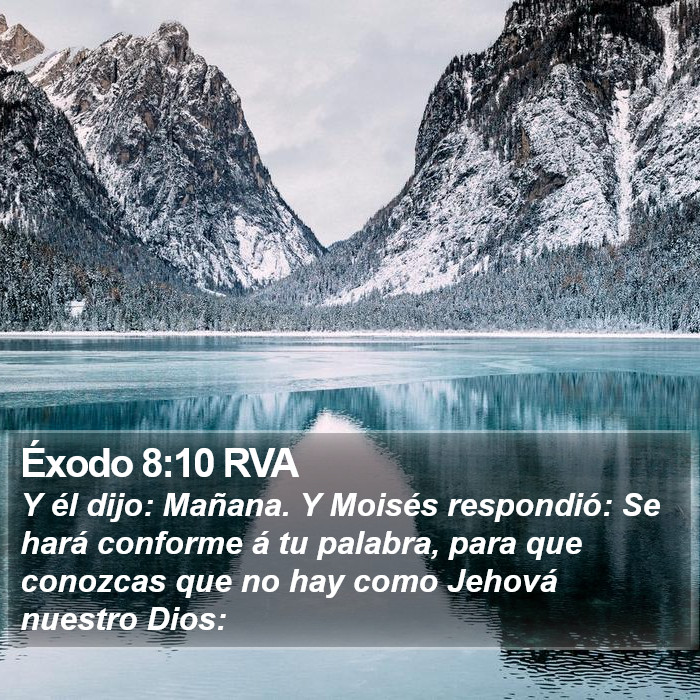 Éxodo 8:10 RVA Bible Study
