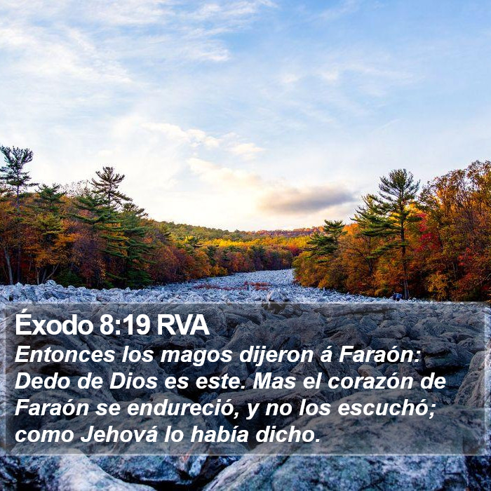 Éxodo 8:19 RVA Bible Study