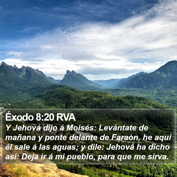 Éxodo 8:20 RVA Bible Study