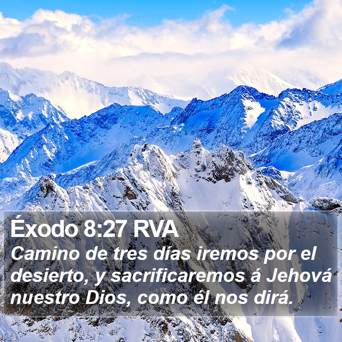 Éxodo 8:27 RVA Bible Study