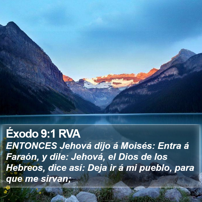 Éxodo 9:1 RVA Bible Study