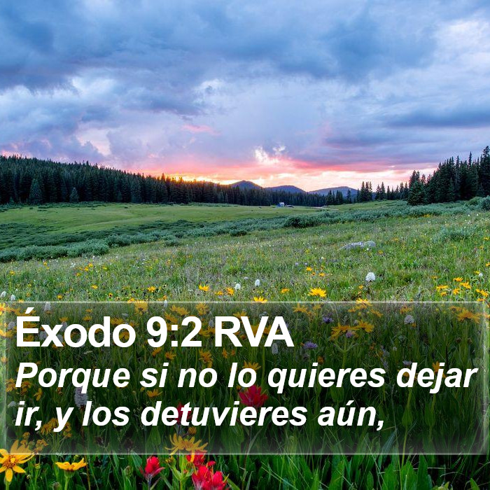 Éxodo 9:2 RVA Bible Study