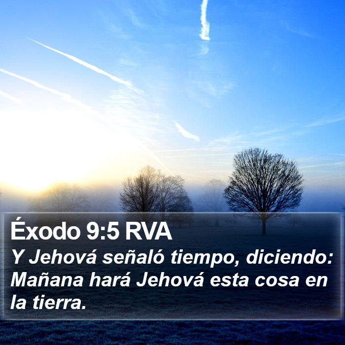 Éxodo 9:5 RVA Bible Study