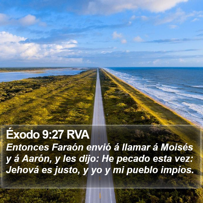 Éxodo 9:27 RVA Bible Study