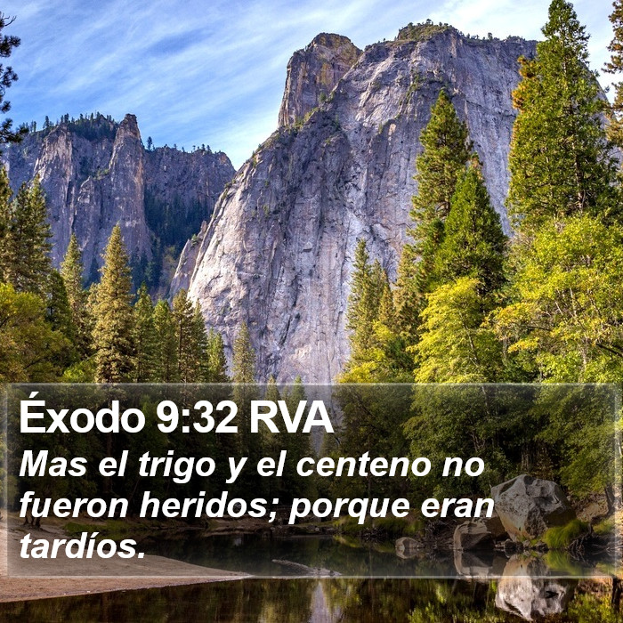 Éxodo 9:32 RVA Bible Study