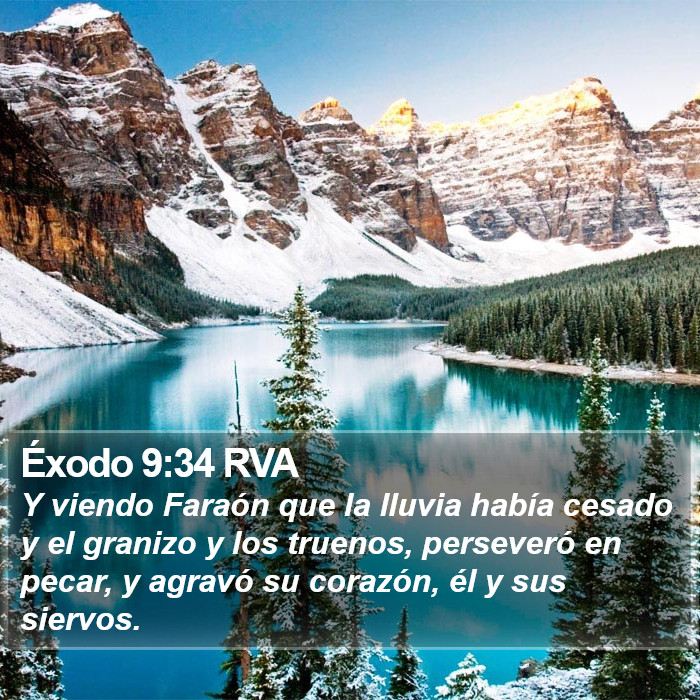 Éxodo 9:34 RVA Bible Study