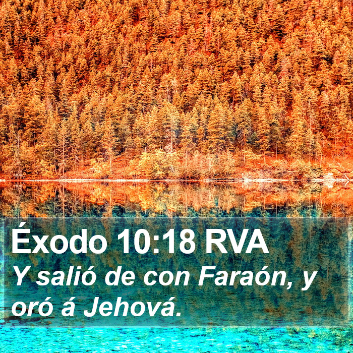 Éxodo 10:18 RVA Bible Study
