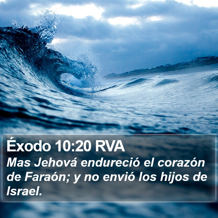 Éxodo 10:20 RVA Bible Study