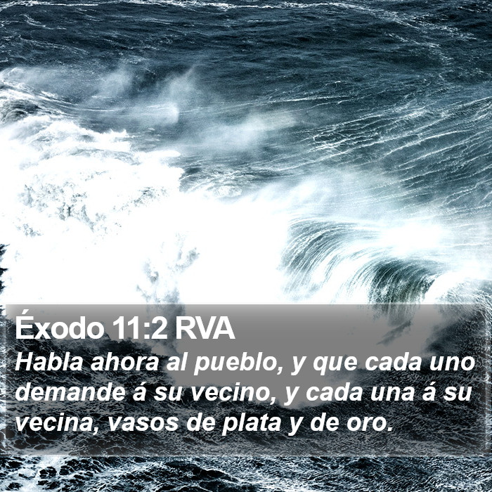 Éxodo 11:2 RVA Bible Study