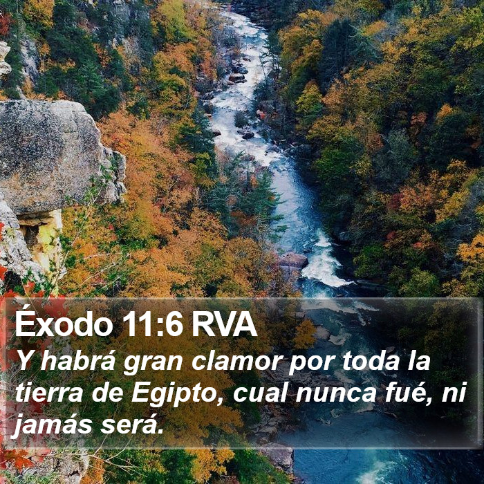 Éxodo 11:6 RVA Bible Study