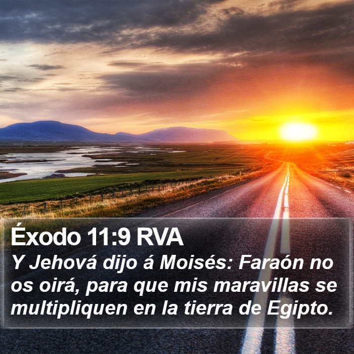 Éxodo 11:9 RVA Bible Study