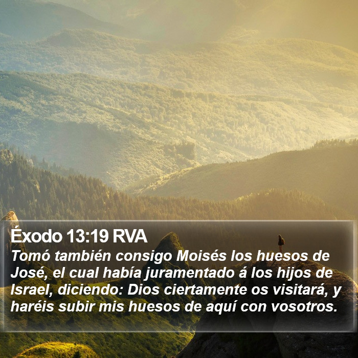 Éxodo 13:19 RVA Bible Study