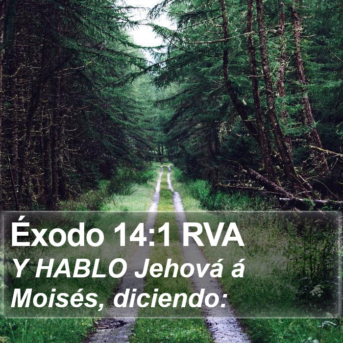 Éxodo 14:1 RVA Bible Study