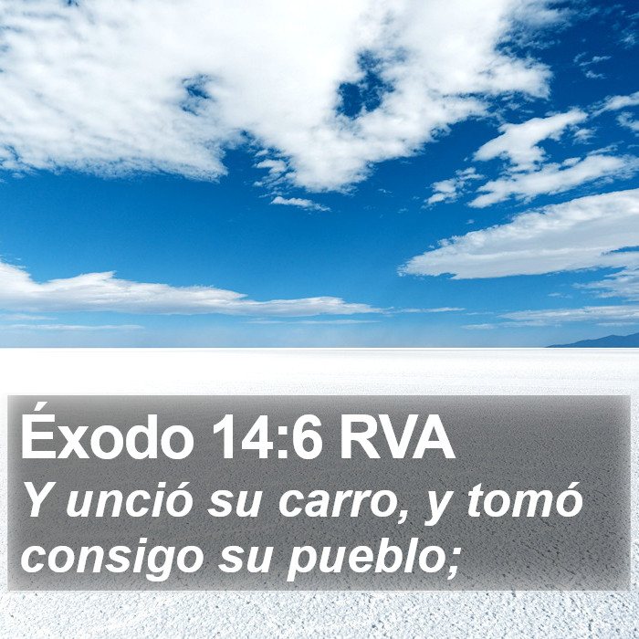 Éxodo 14:6 RVA Bible Study