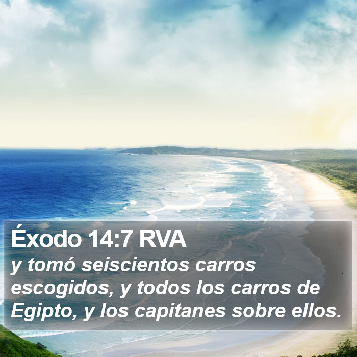 Éxodo 14:7 RVA Bible Study