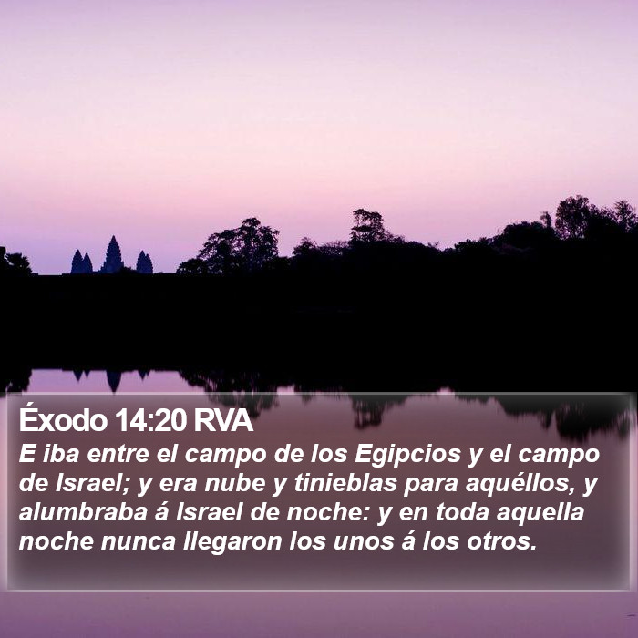 Éxodo 14:20 RVA Bible Study