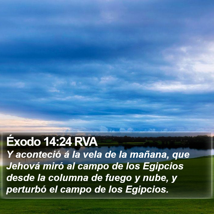 Éxodo 14:24 RVA Bible Study