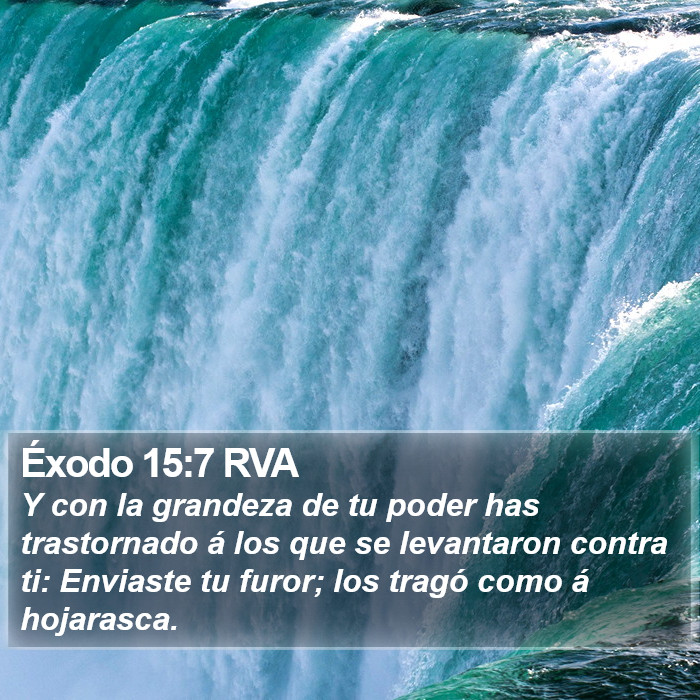 Éxodo 15:7 RVA Bible Study