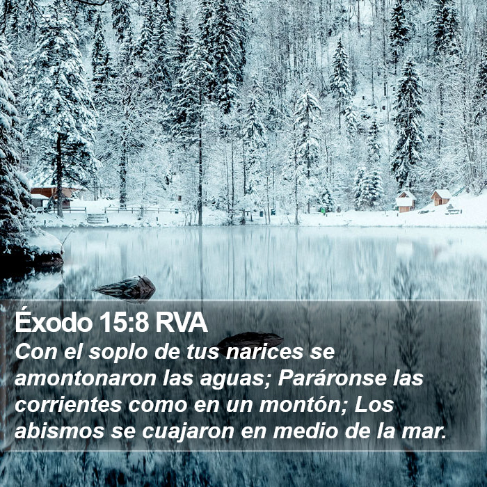 Éxodo 15:8 RVA Bible Study