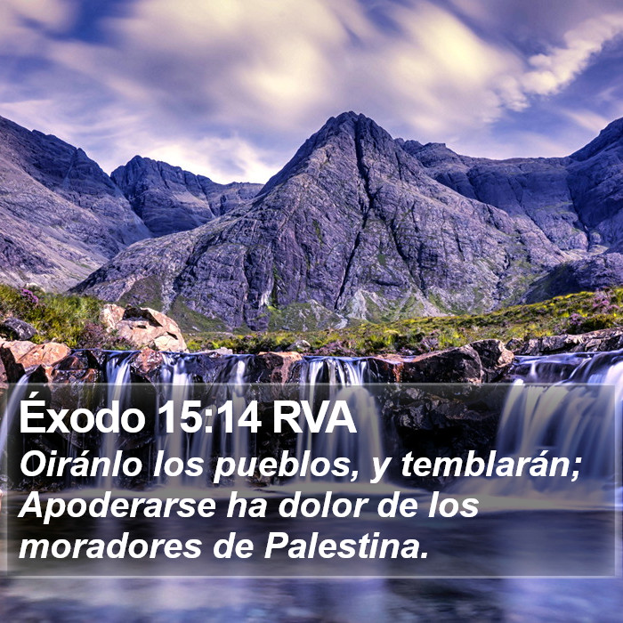 Éxodo 15:14 RVA Bible Study