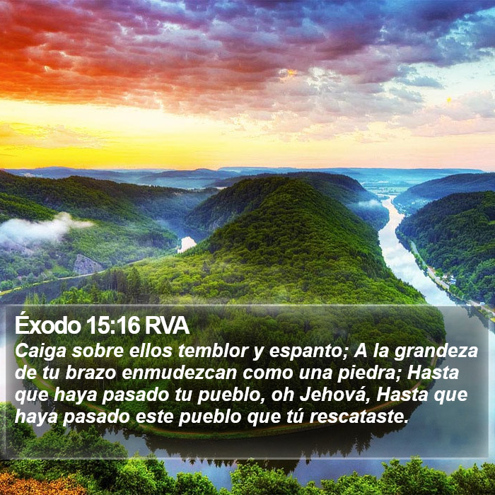 Éxodo 15:16 RVA Bible Study