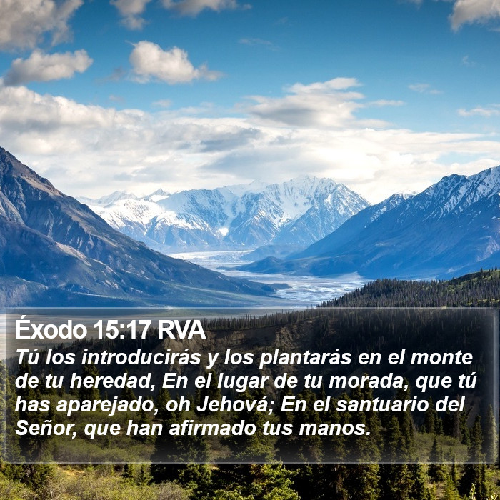 Éxodo 15:17 RVA Bible Study