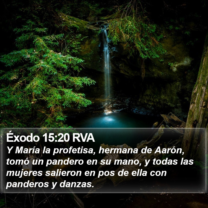 Éxodo 15:20 RVA Bible Study