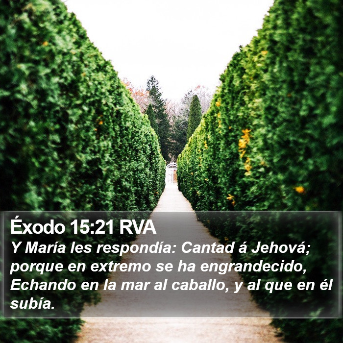 Éxodo 15:21 RVA Bible Study