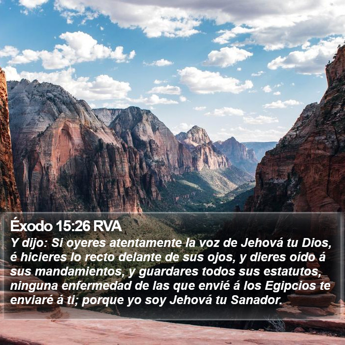 Éxodo 15:26 RVA Bible Study