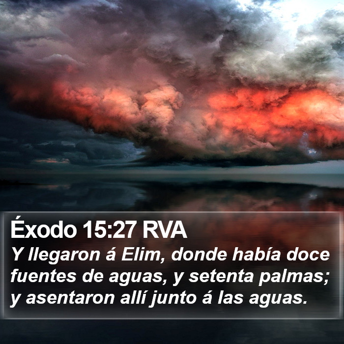 Éxodo 15:27 RVA Bible Study