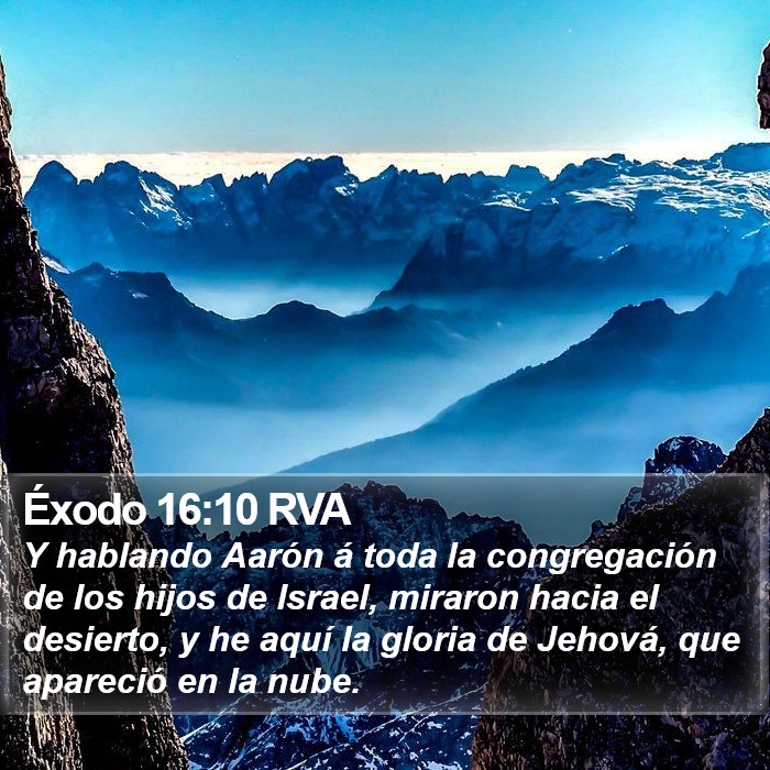 Éxodo 16:10 RVA Bible Study