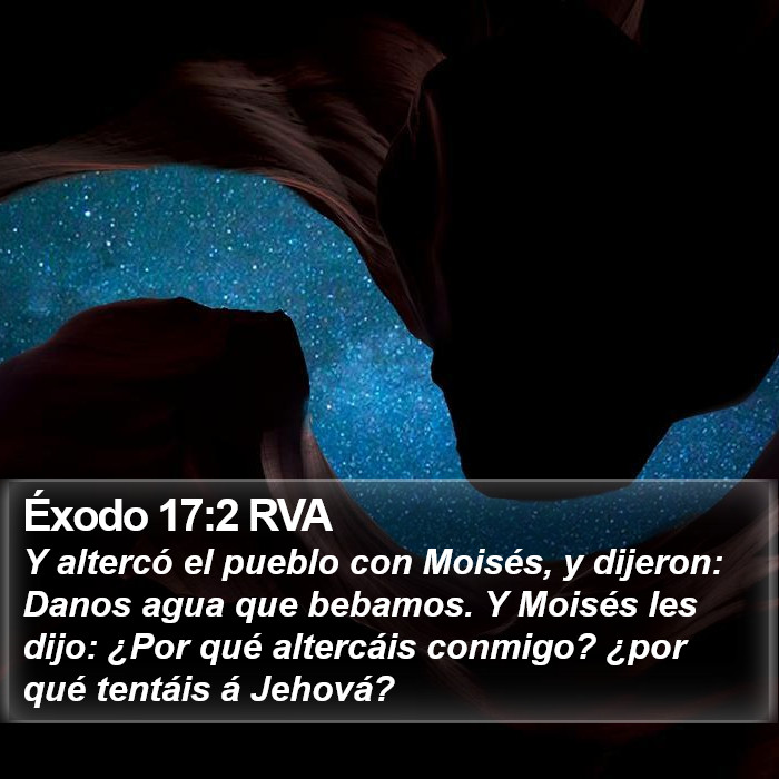 Éxodo 17:2 RVA Bible Study