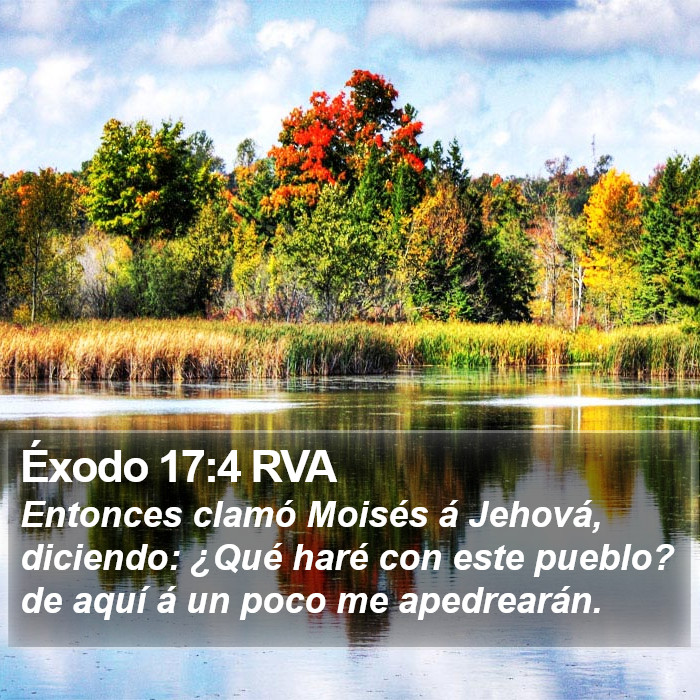 Éxodo 17:4 RVA Bible Study